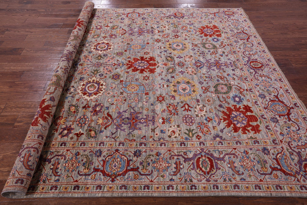 Hand-Knotted Persian Fine Serapi Wool Rug 7' 10" X 9' 6" - Q12437