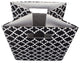 DII Polyester Cube Lattice Black Square 11x11x11"