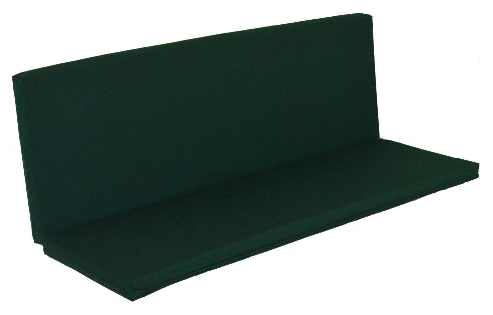 Full Bench Cushion, Forest Green, 5 Foot