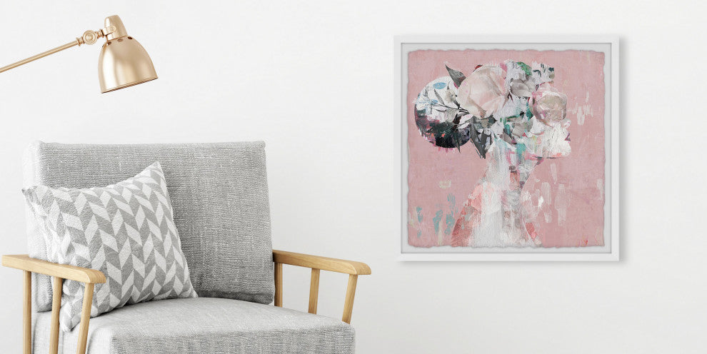 "Elegant Bun III" Framed Painting Print, 12"x12"
