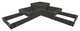 Weathered Wood 'Yosemite Falls' 6'x6'x16.5" Raised Garden Bed, Tri Level
