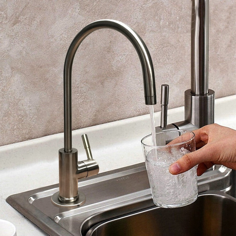 Ronaqua Water Filter Purifier Faucet European Style (Brushed Nickel)