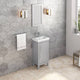 Jeffrey Alexander Cade Modern 18" Gray Single Sink Vanity