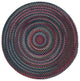 Chestnut Knoll CK57 Baltic Blue Traditional Area Rug, Round 10'x10'