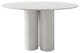 Modern Round Slate Dining Table With Pedestals for Dining Room, 59.09"