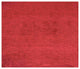Hand Knotted Loom Silk Mix Area Rug Solid Red