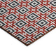 Indoor/Outdoor Marlo MO1 Red Machine Washable 10' x 14' Rug