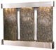 Deep Creek Falls Fountain, Green Slate, Stainless Steel, Round