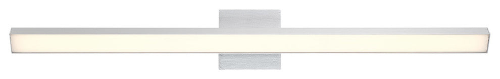 Revel 50" LED Bathroom Vanity & Wall Light 3000K, Brushed Aluminum
