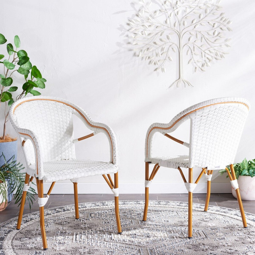 Safavieh Outdoor California Armchair, White