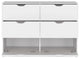 Houma 4 Drawer Dresser, White