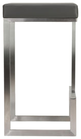 Cortesi Home Ares Counter Stools, Set of 2, Gray