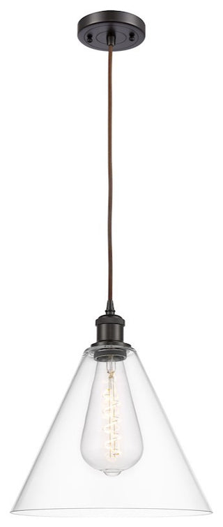 Innovations Lighting 516-1P-OB-GBC-122 1 Light 12" Mini Pendant