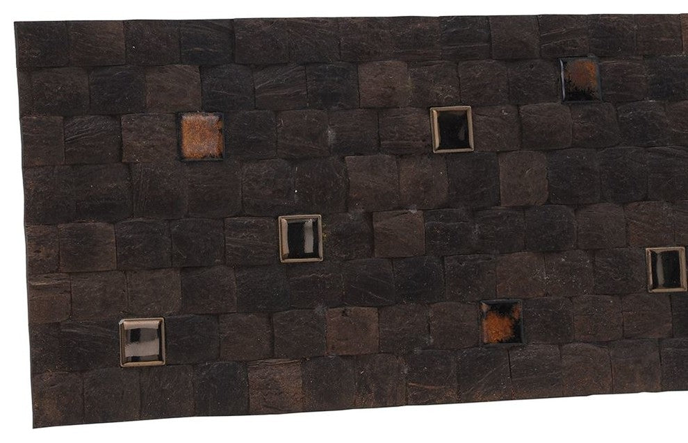East at Main Fusion Espresso Grain Coconut Shell Wall Tile