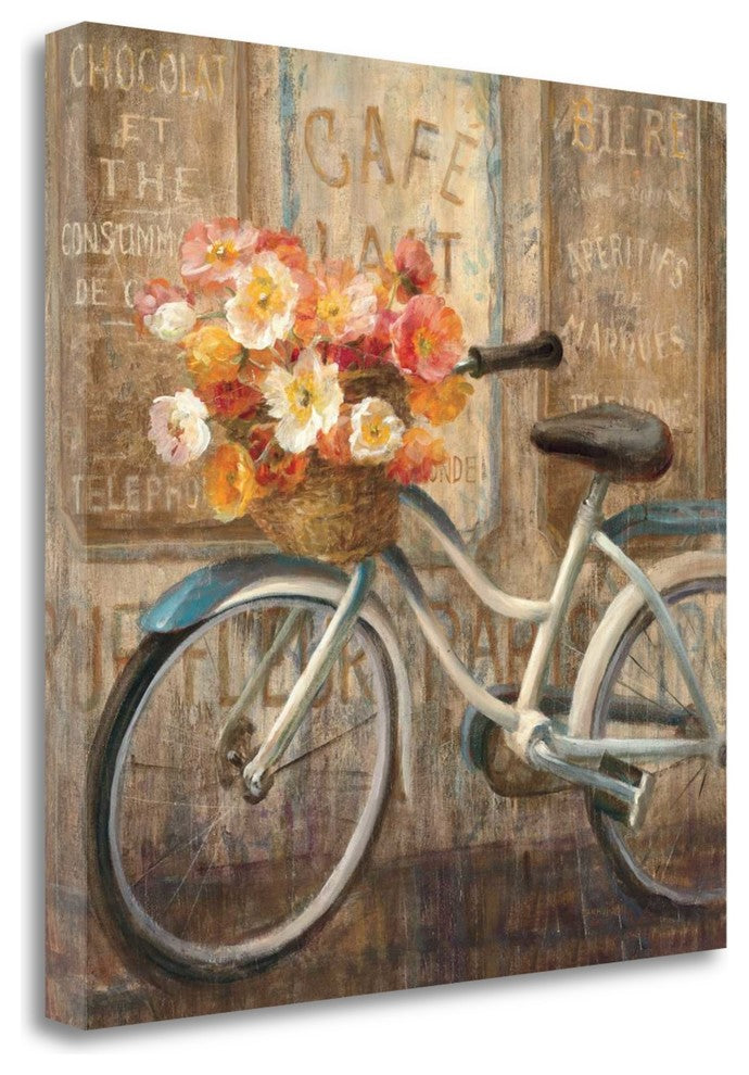 "Meet Me At Le Cafe II" By Danhui Nai, Giclee Print on Gallery Wrap Canvas