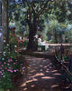 Walter I Cox Lady Under a Tree, 20"x25" Wall Decal Print