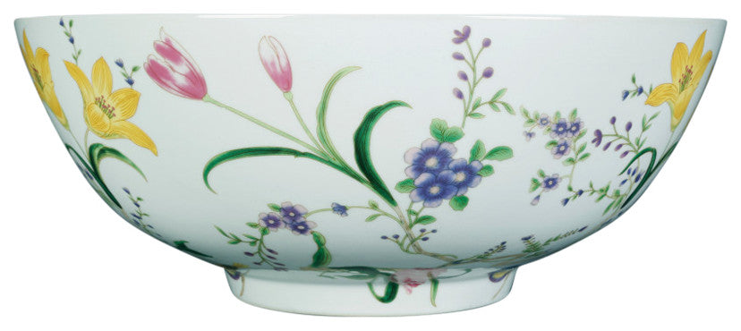 Birds and Flowers 14" Bowl