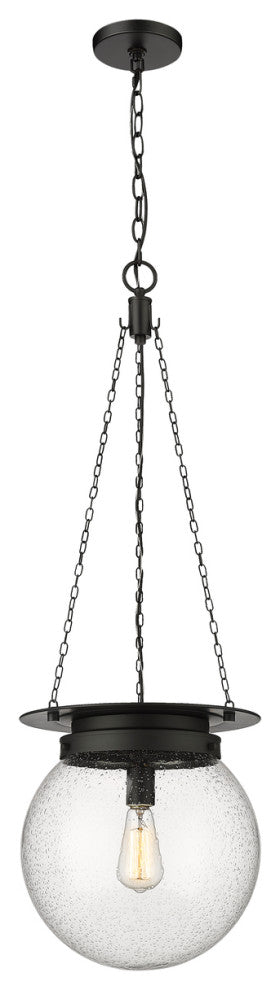Z-LITE 1-Light Pendant, Matte black