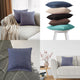 A1HC Soft Velvet Pillow Covers, YKK Zipper, Set of 2, Slat Grey, 20"x20"