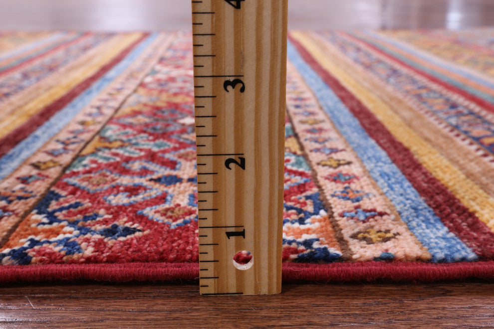 Khorjin Super Kazak Handmade Wool Rug 2' 8" X 4' 2" Q10789