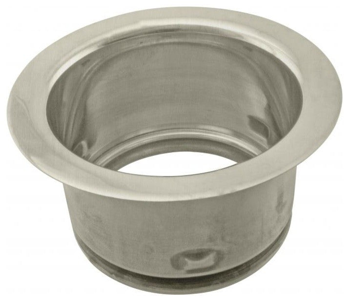 3-Bolt Mount Style Extra-Deep Disposal Flange In Satin Nickel