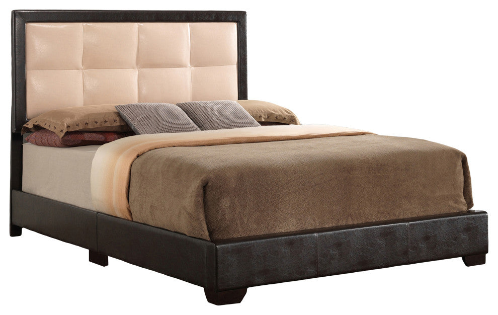 Panello King Panel Beds, Brown and Gray