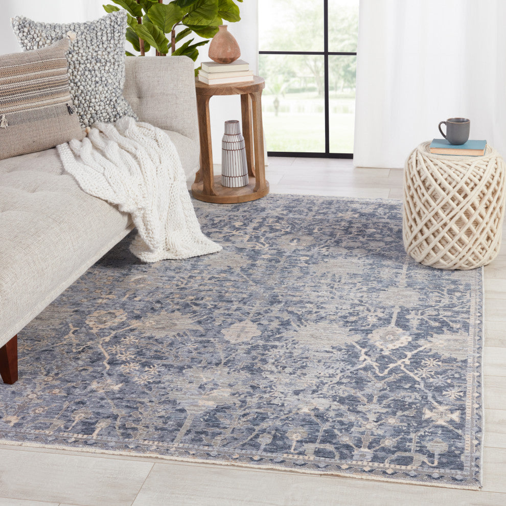 Jaipur Living Seraph Medallion Area Rug, Blue/Gray, 10'x14'