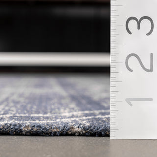 Nuloom Roberge Coastal Indoor/Outdoor Coastal Area Rug, Navy 10'x14'