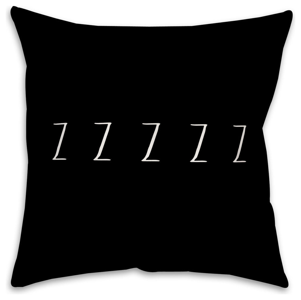 Need More Sleep Spun Poly Pillow, 18x18