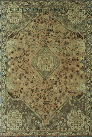 Fine Vintage Distressed Enyd Beige Rug