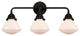 Innovations 288-3W-BK-G321 Olean 3 Light 2" Vanity Light, Matte Black