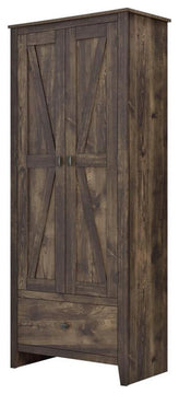 Systembuild Evolution Farmington 30" Wide Storage Cabinet - Rustic