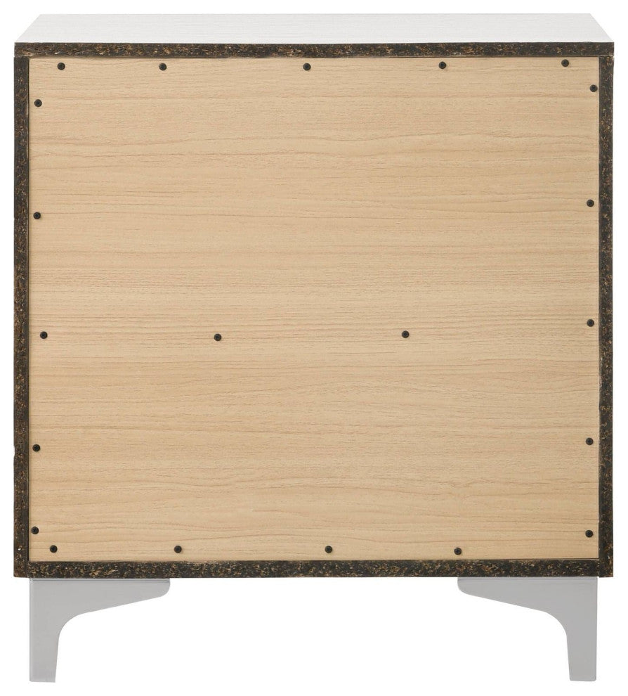 Bd00645, Nightstand, White Finish, Casilda