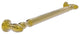 16" Grab Bar Smooth, Polished Brass