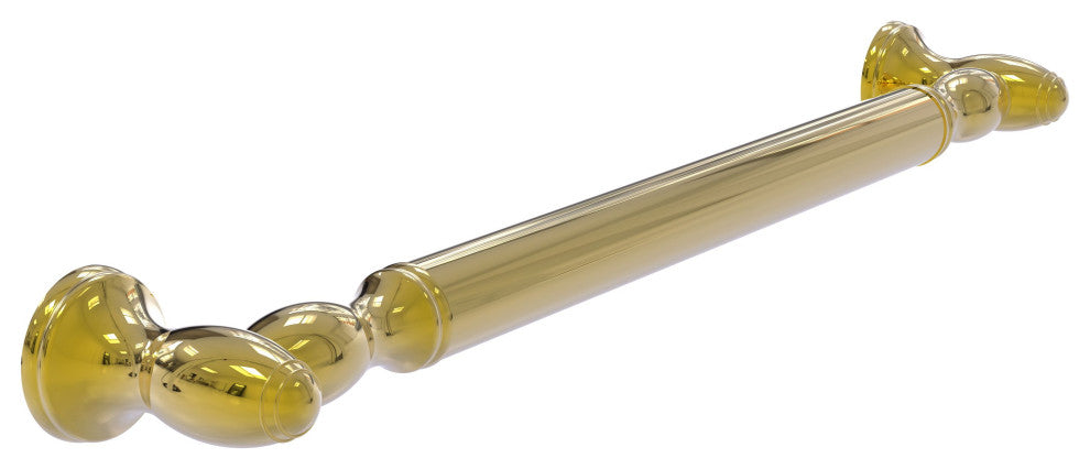 16" Grab Bar Smooth, Polished Brass