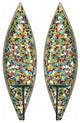 DecorShore "Bella Palacio" Glass Mosaic Candle Holder Wall Sconce, Set of 2