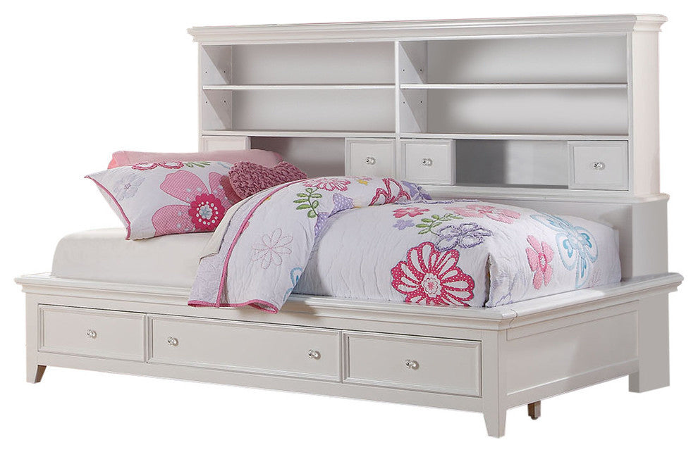 Lacey Storage Daybed, White, Twin