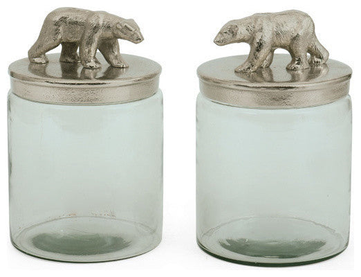 Grizzley Jars, Set of 2
