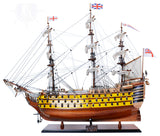 Hms Victory Painted Museum-quality Fully Assembled Wooden Model Ship
