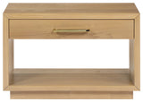 Avery Wood Veneer Night Stand, Oak