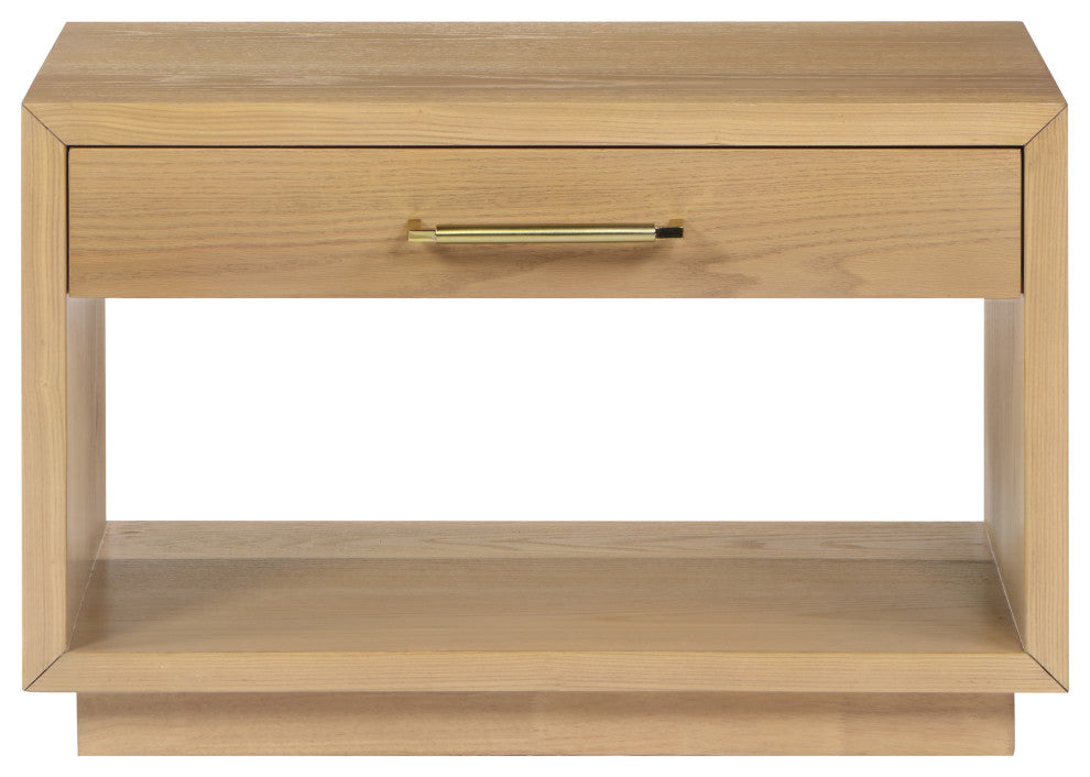 Avery Wood Veneer Night Stand, Oak
