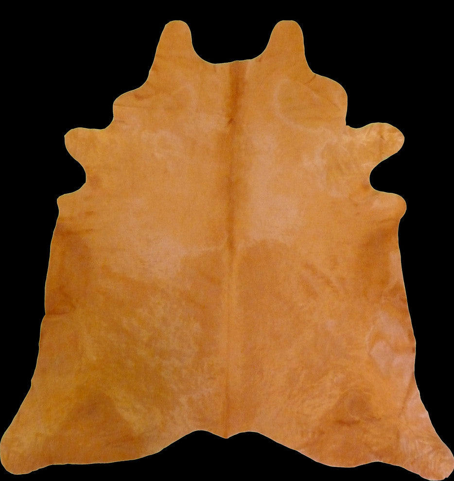 Clementine Dyed Extra Large Brazilian Cowhide