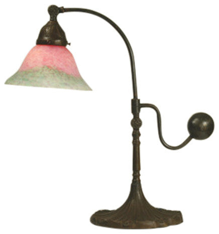 Meyda Lighting 19"H Counter Balance Pink and Green Accent Lamp