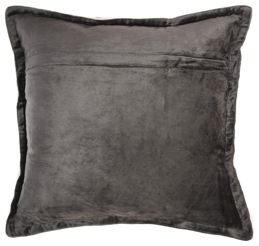 Mina Victory RC990 Throw Pillow, Charcoal, 20" X 20"