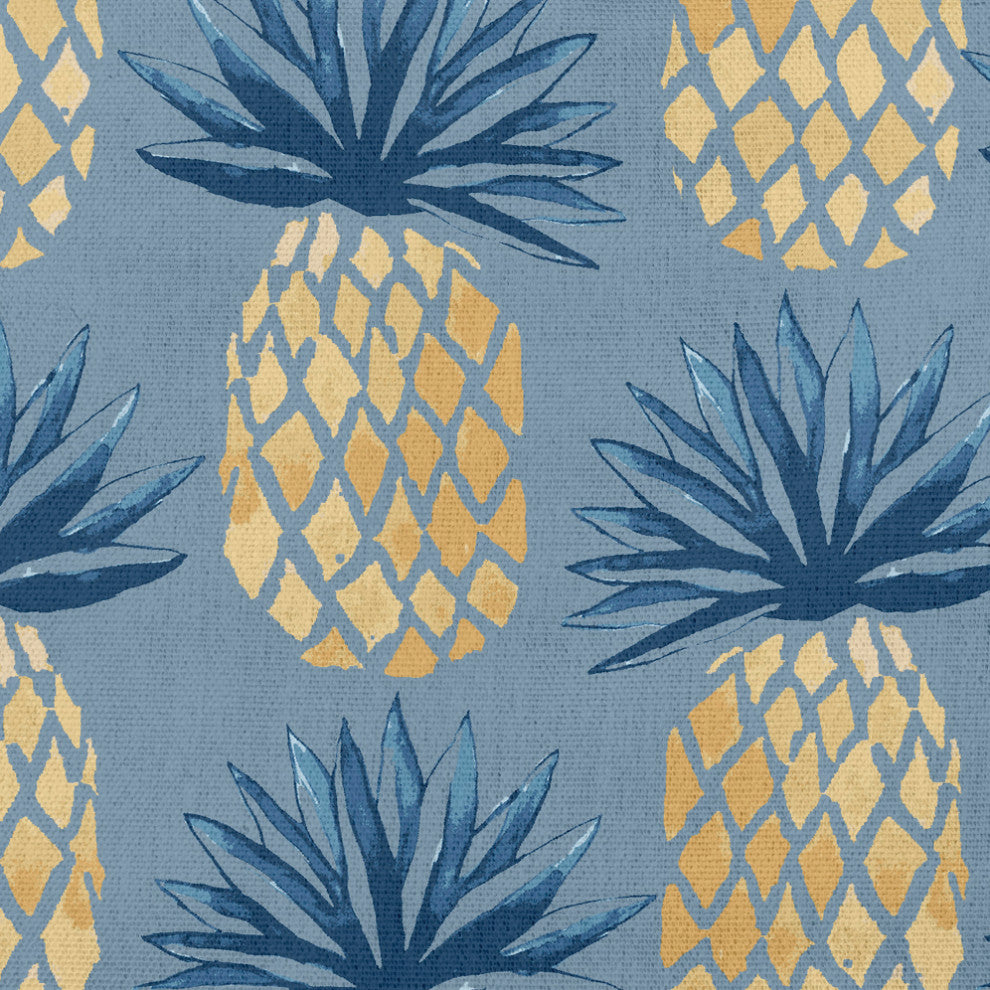 14x20" Pineapple Stripes Nautical Decorative Indoor Pillow, Dusty Smoke