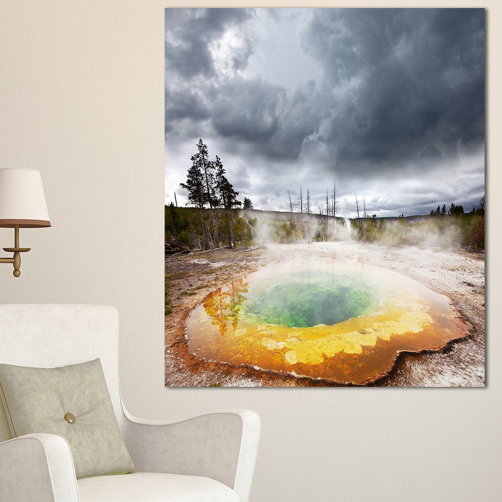Fantastic Morning Glory Pool, Landscape Canvas Art Print, 30"x40"