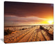 "Off-Road in Desert at Sunset" Modern Landscape Wall Art Canvas", 40"x30"