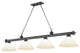 Zlite 2306-4BP-AMO14 4-Light Billiard, Matte Opal