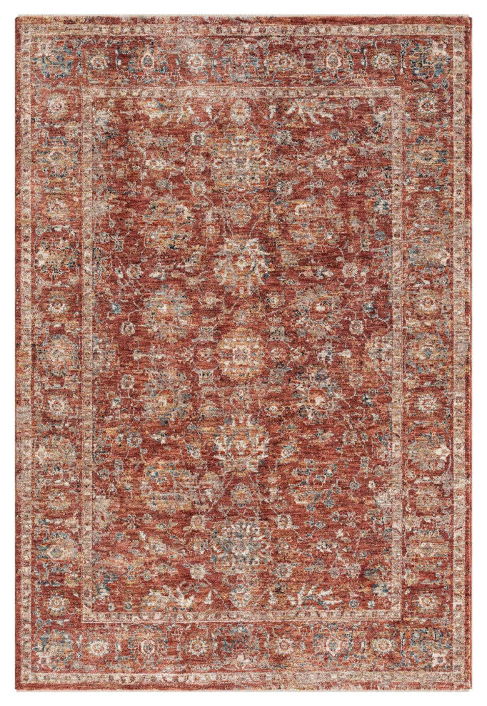 Hampton Persian Area Rug, Rust, 2'6"x7'3"