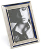 Cosmo Frame, Nickel Plated And Blue Marble, 4"x6"